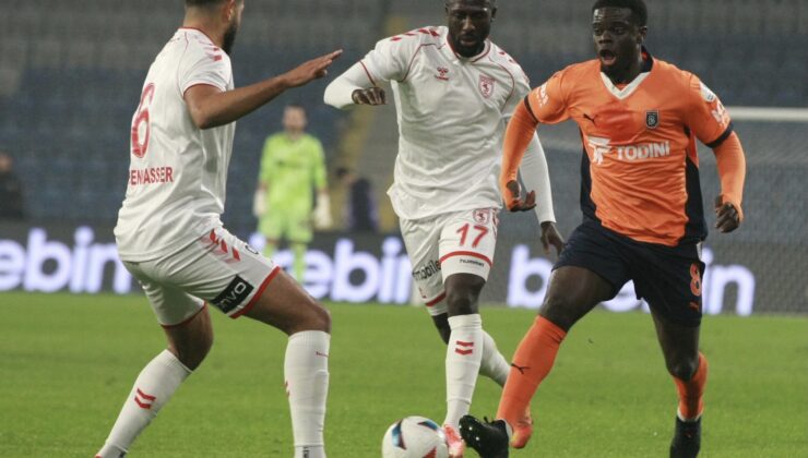 Başakşehir, Samsunspor’a gol oldu yağdı