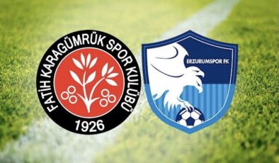 TFF 1. Lig’de şampiyonluk mücadelesi: Fatih Karagümrük – Erzurumspor FK karşılaşması saat kaçta, hangi kanalda yayınlanacak? Maçı canlı izle