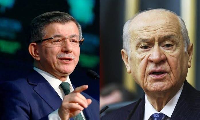 Bahçeli’ye ilk destek Ahmet Davutoğlu’ndan geldi
