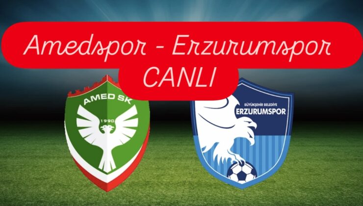 Diyarbakır’da kritik müsabaka başlıyor: Amedspor – Erzurumspor karşılaşması saat kaçta, hangi kanaldan yayınlanacak? Maçı canlı izle