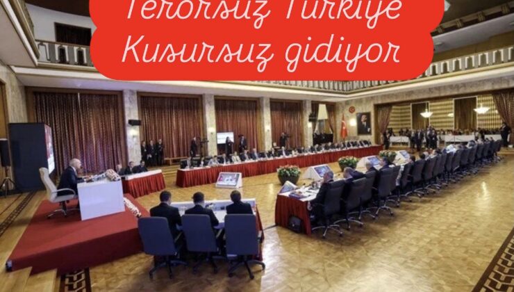 Terörsüz Türkiye yolunda ikinci toplantı: Bakanlar ve MİT Başkanı toplantıya katıldı