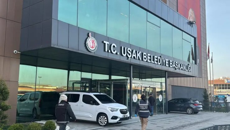 Uşak Belediyesi yolsuzluk ve rüşvet operasyonu: 9 kişi tutuklandı