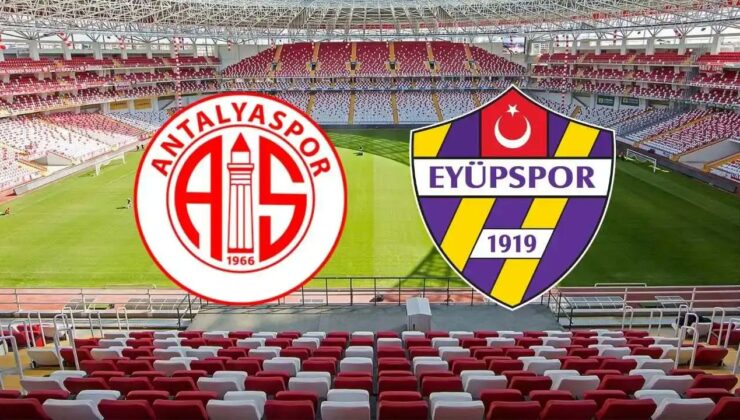 Antalya’da kümede kalma mücadelesi başlıyor: Antalyaspor – Eyüpspor karşılaşması saat kaçta başlayacak, hangi kanaldan yayınlanacak? Maçı canlı izle