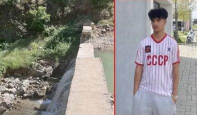 16 yaşındaki genç serinlemek için girdiği dereden çıkamadı