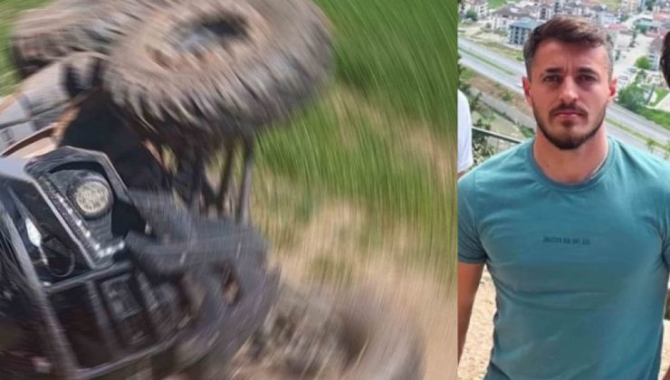 Dereyi ATV ile geçmek isterken canlarından oldular