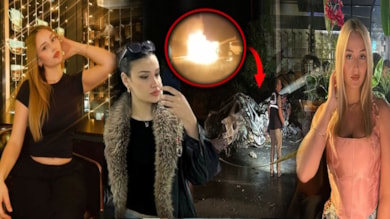 Rize’deki feci kazada 1’i oyuncu, 3 genç kız yanarak hayatını kaybeti, 5 kişi de yaralandı