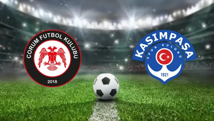Süper Lig 2’nci hafta günün açılış maçı başlıyor: Çorum FK – Kasımpaşa karşılaşması saat kaçta başlayacak, hangi kanaldan yayınlanacak? Maçı canlı izle